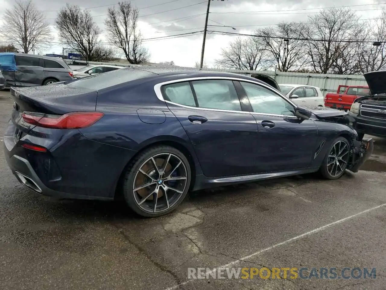 3 fotografías del automóvil dañado WBAGV8C02LCE55493 BMW M8 2020