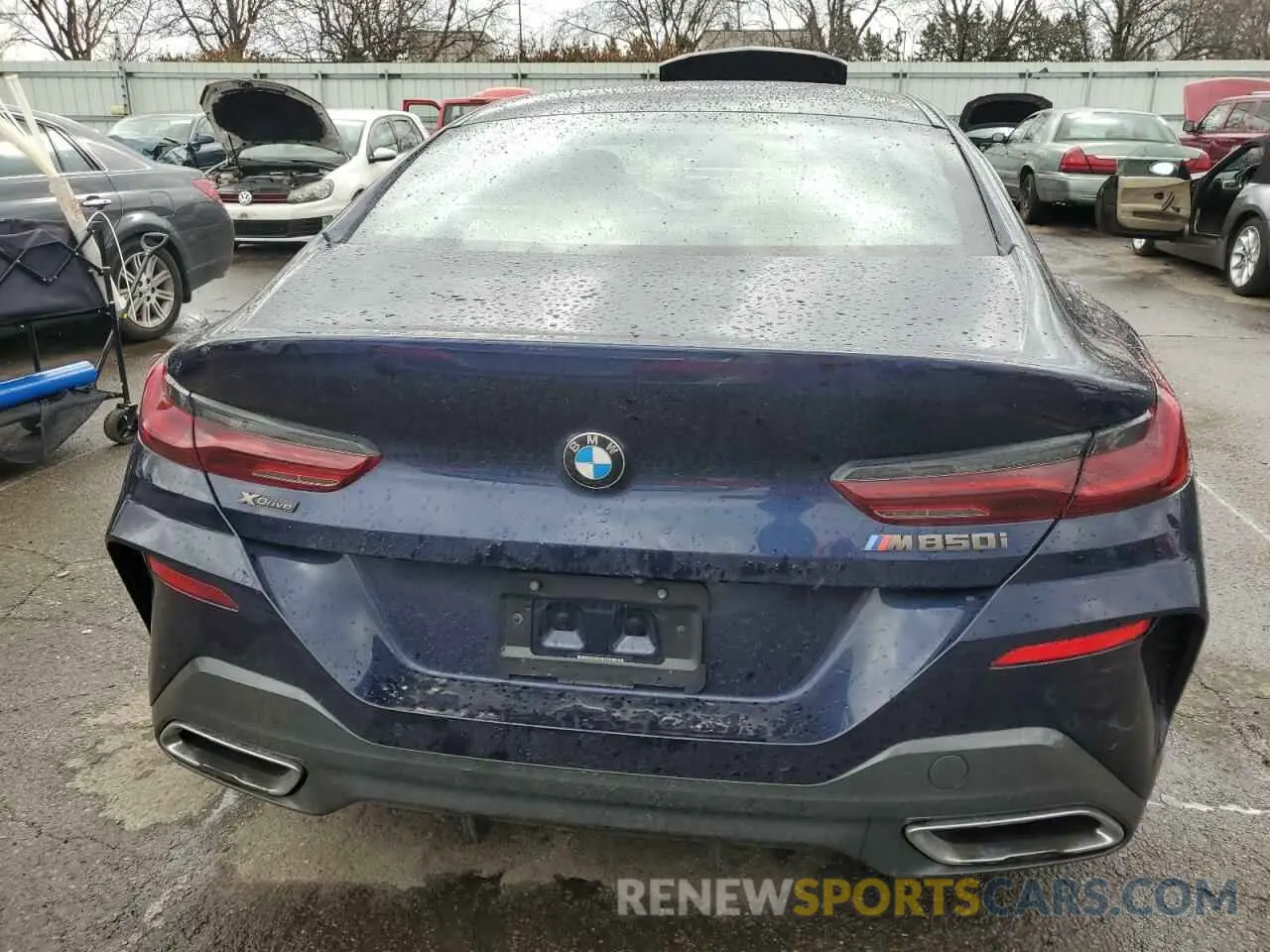 6 fotografías del automóvil dañado WBAGV8C02LCE55493 BMW M8 2020