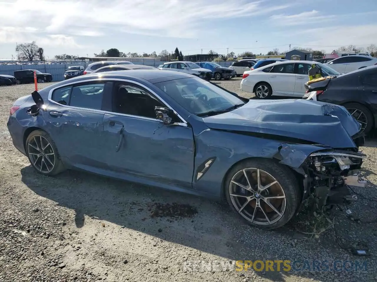 4 fotografías del automóvil dañado WBAGV8C03LCD56181 BMW M8 2020