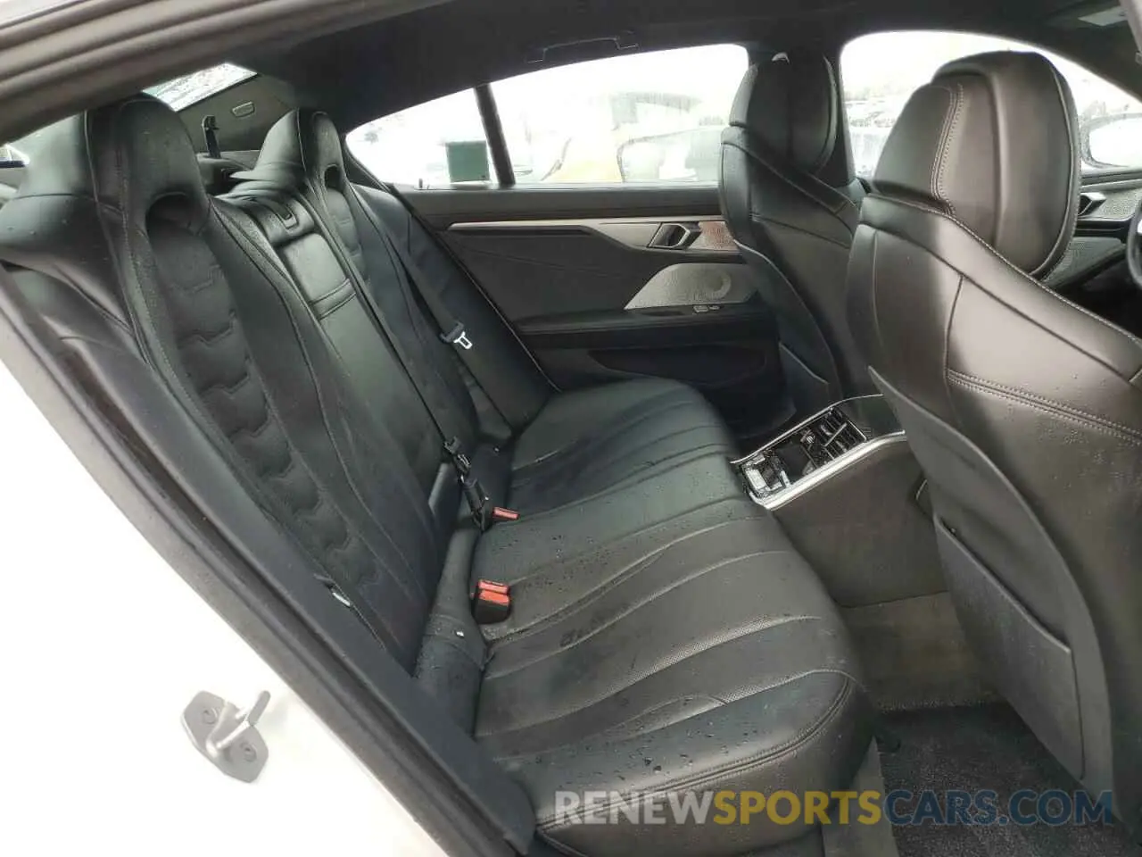 6 fotografías del automóvil dañado WBAGV8C03LCE24253 BMW M8 2020