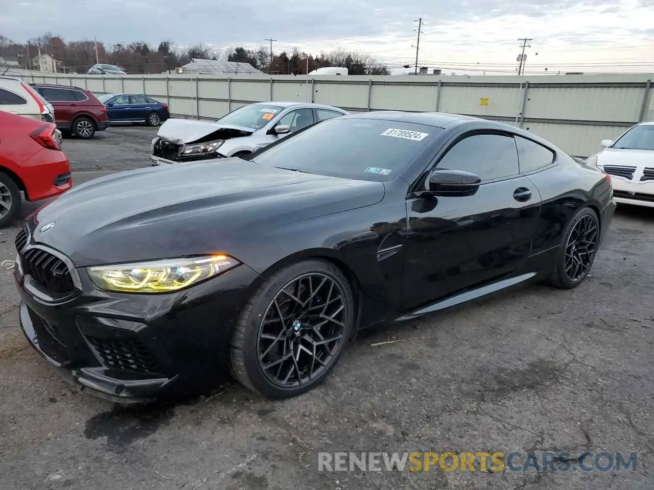 1 fotografías del automóvil dañado WBSAE0C01LBM08476 BMW M8 2020