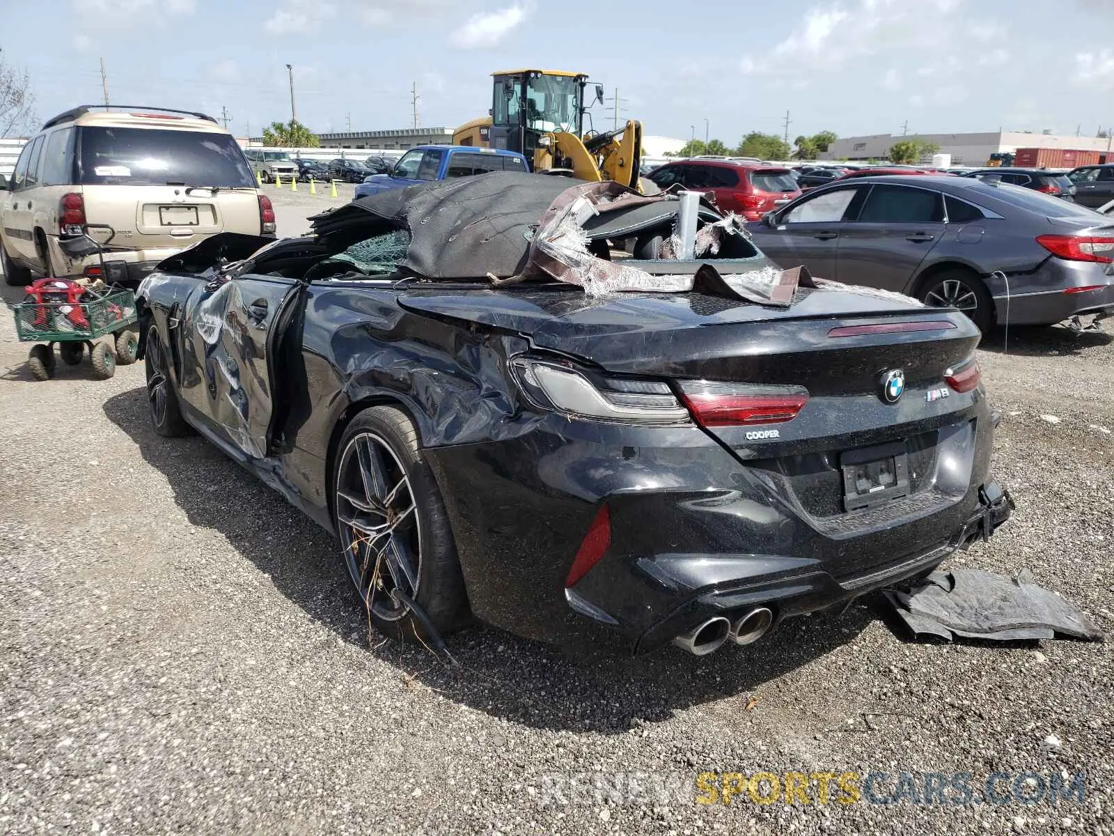 3 fotografías del automóvil dañado WBSDZ0C04LCD64147 BMW M8 2020
