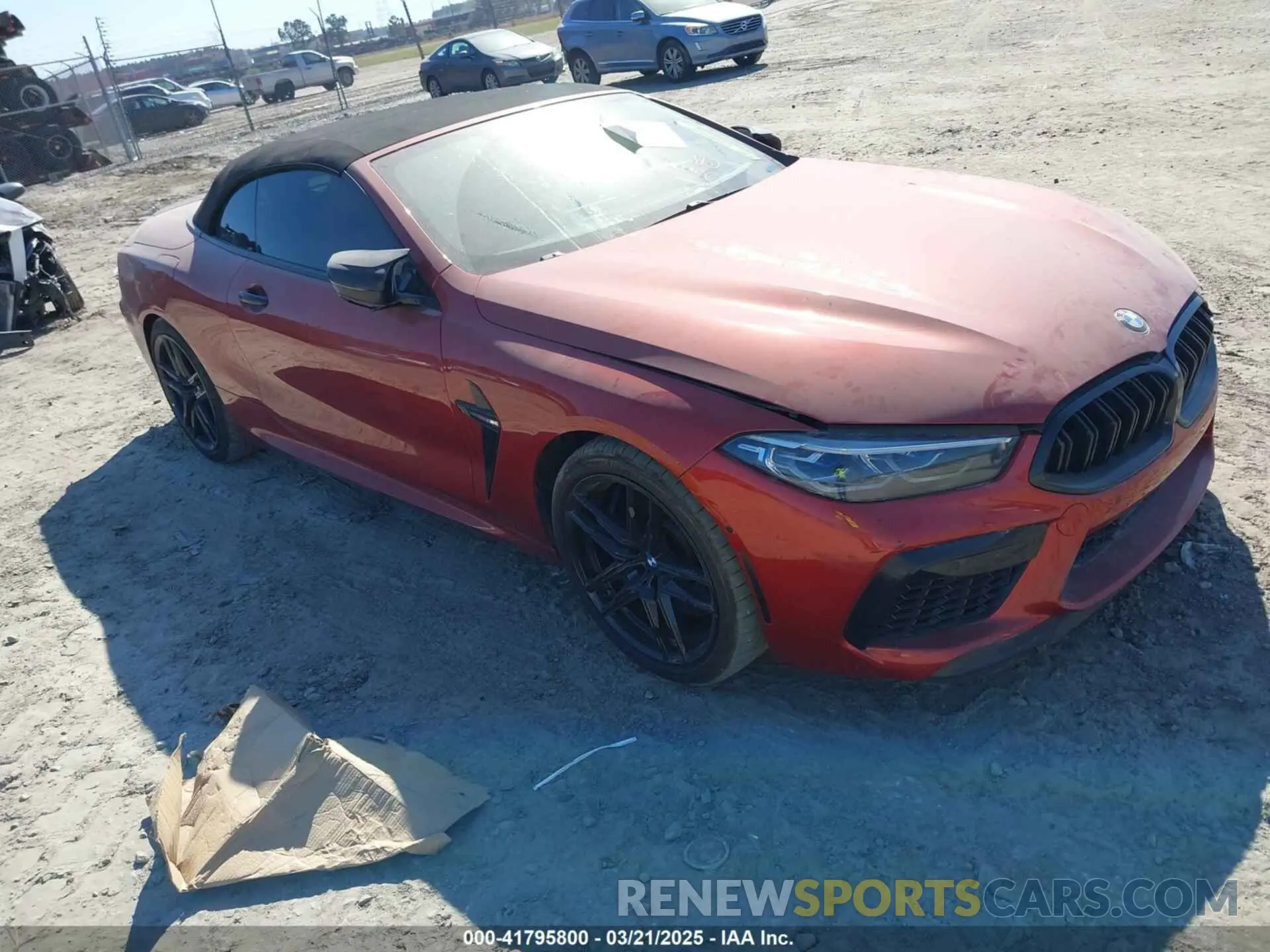 1 fotografías del automóvil dañado WBSDZ0C07LBM09505 BMW M8 2020
