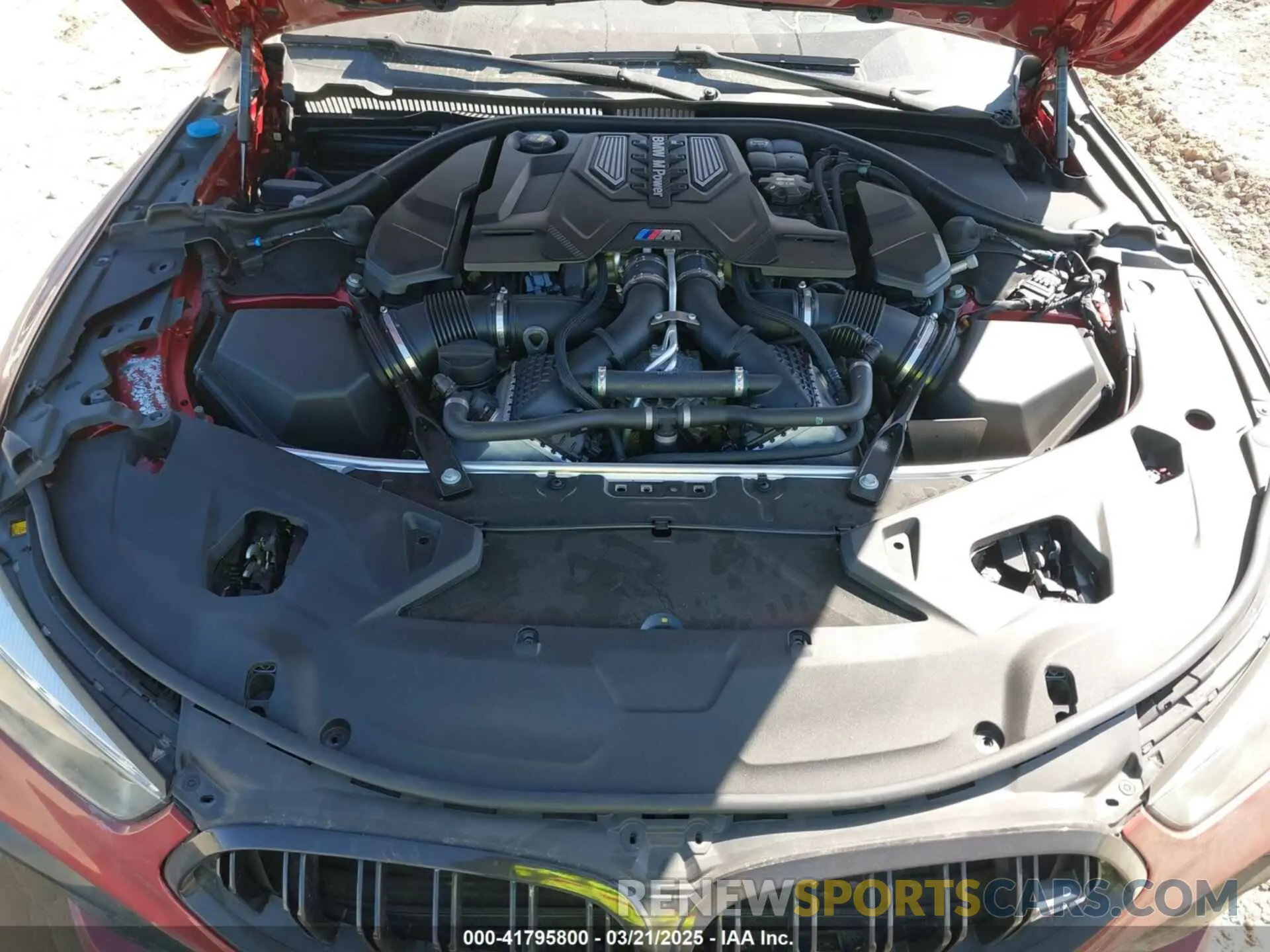10 fotografías del automóvil dañado WBSDZ0C07LBM09505 BMW M8 2020