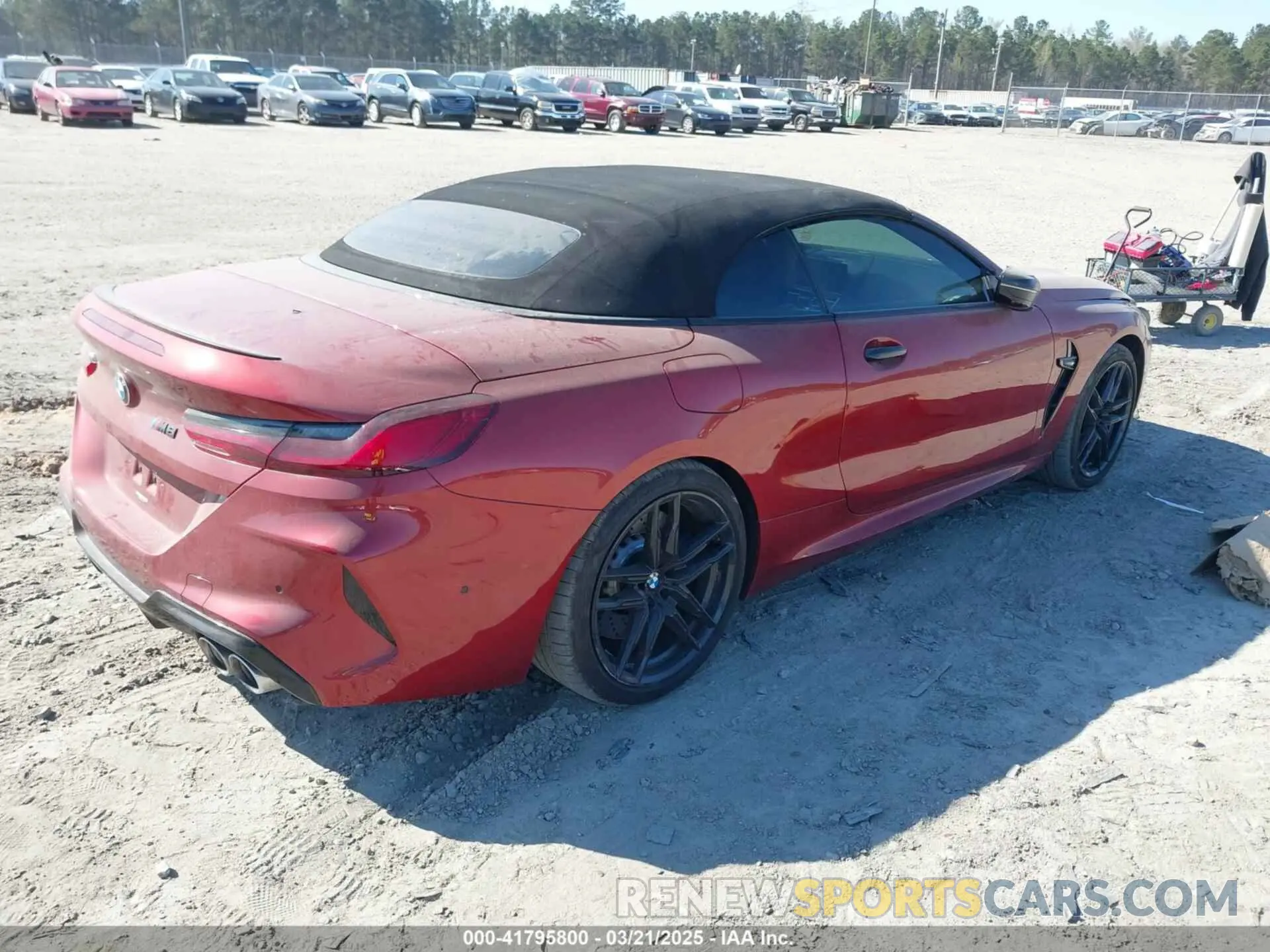 4 fotografías del automóvil dañado WBSDZ0C07LBM09505 BMW M8 2020