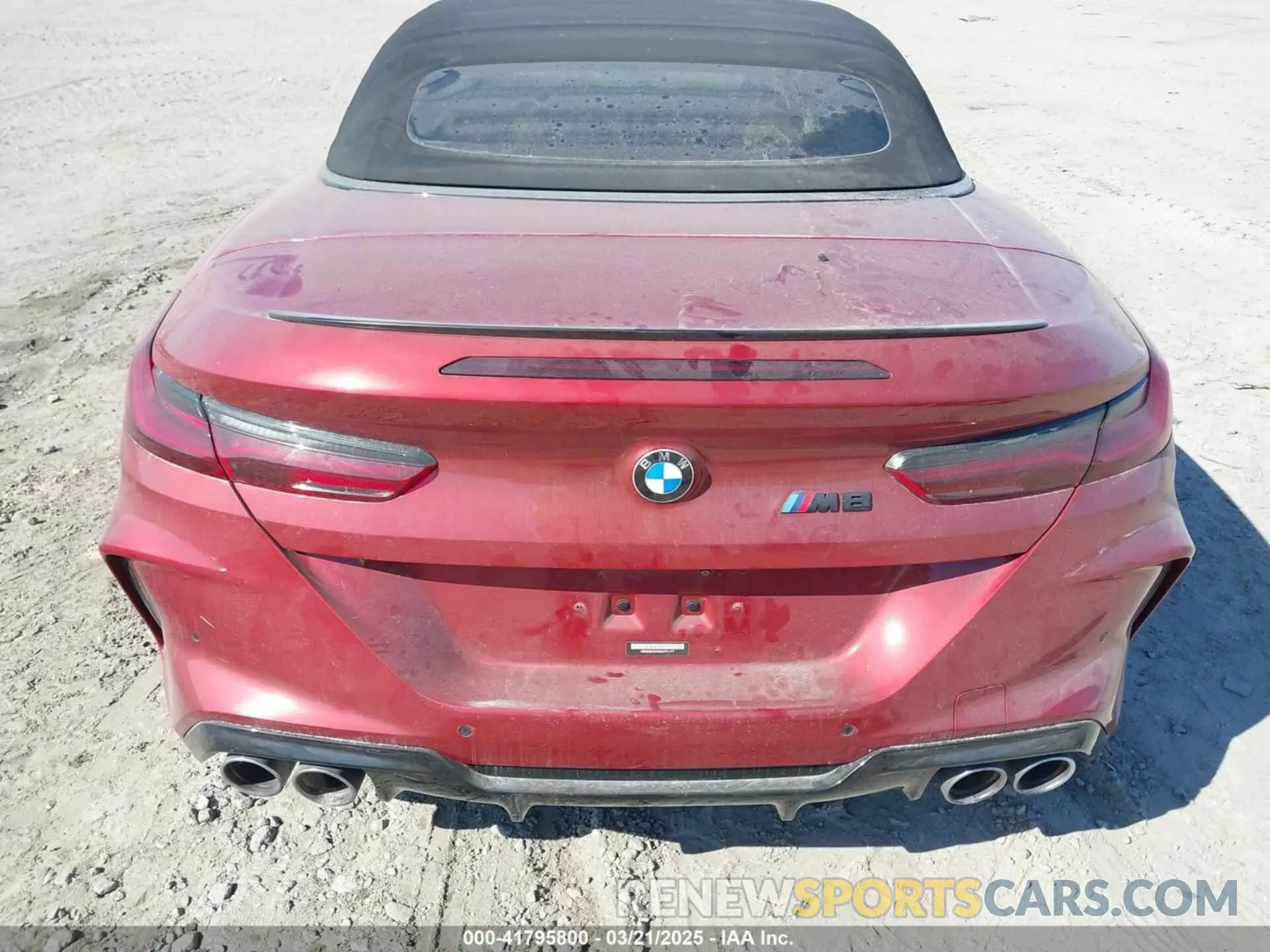 6 fotografías del automóvil dañado WBSDZ0C07LBM09505 BMW M8 2020