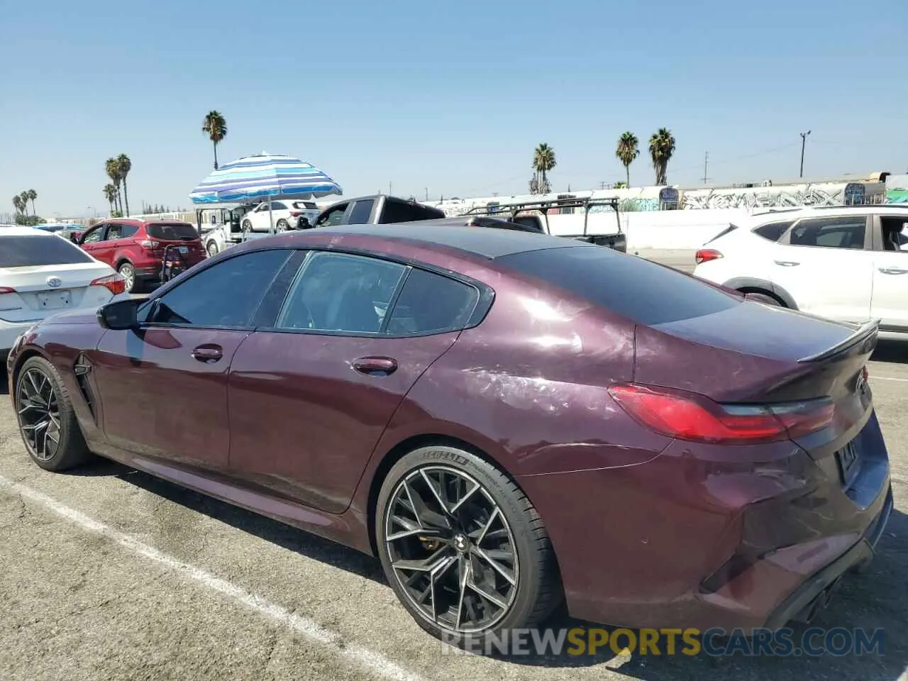 2 fotografías del automóvil dañado WBSGV0C01LBT81631 BMW M8 2020