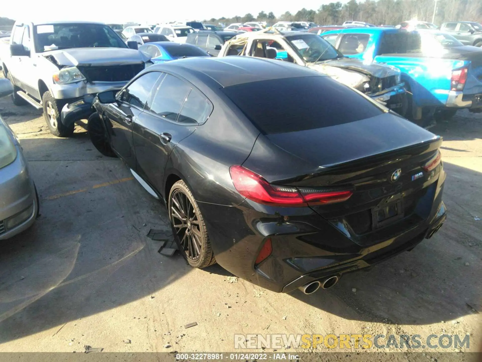 3 fotografías del automóvil dañado WBSGV0C08LCD79369 BMW M8 2020