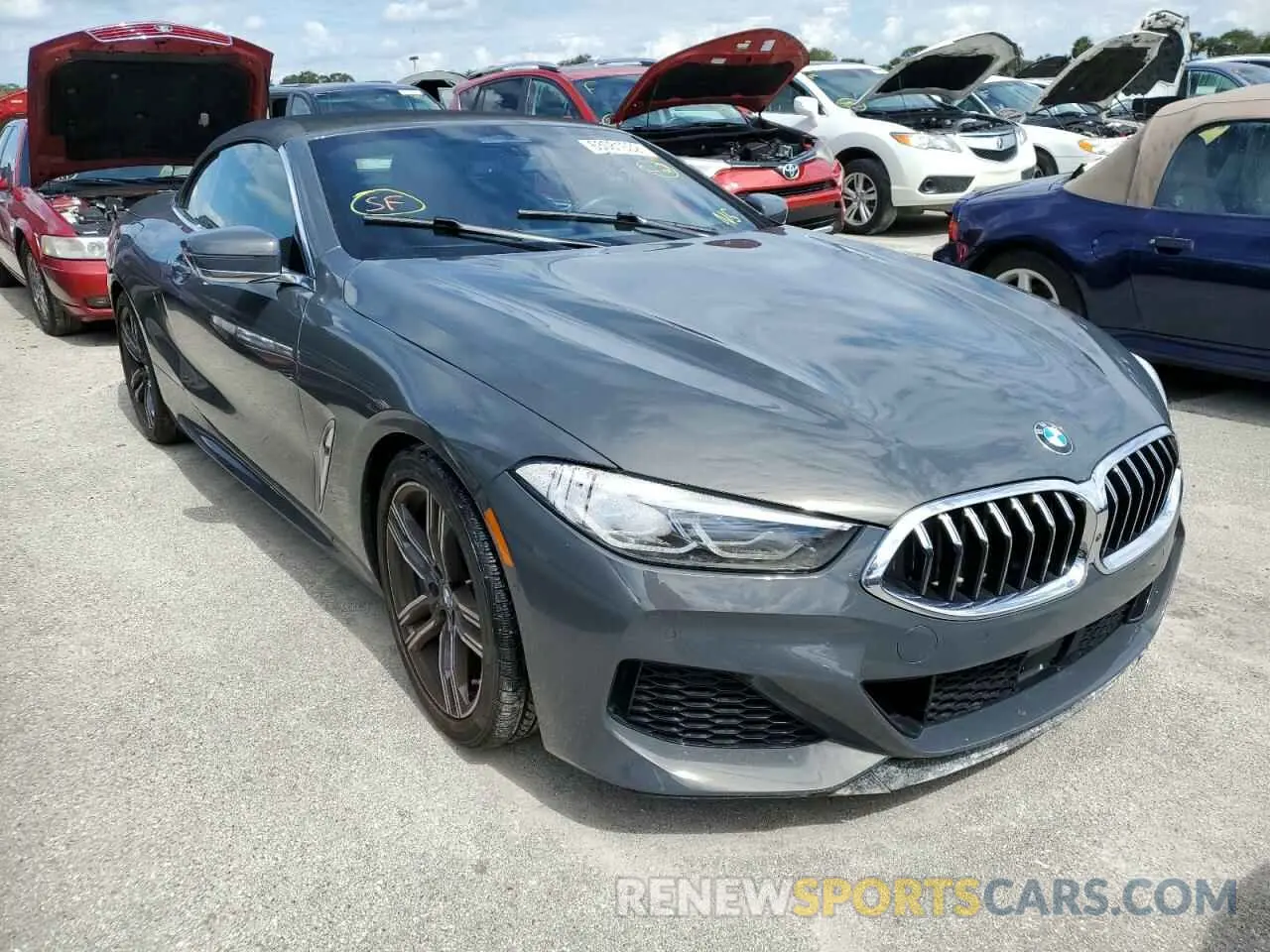 1 fotografías del automóvil dañado WBAFY4C09MCG48320 BMW M8 2021