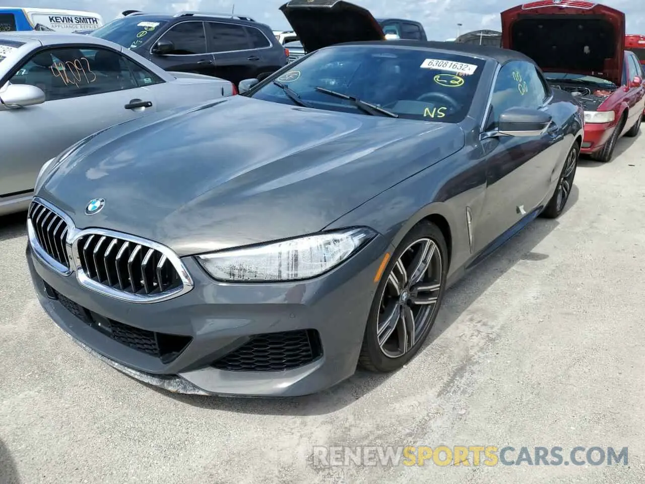 2 fotografías del automóvil dañado WBAFY4C09MCG48320 BMW M8 2021
