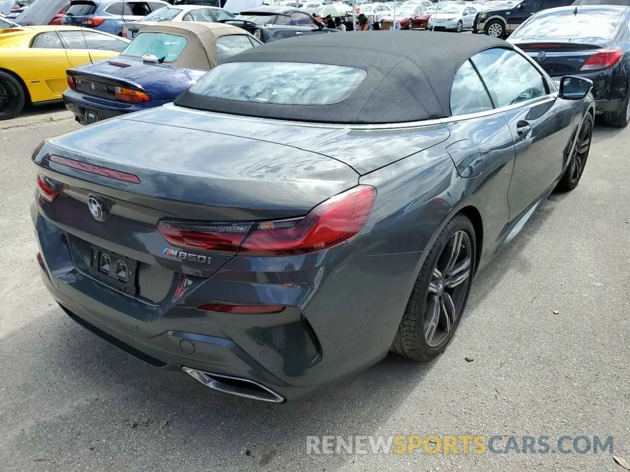 4 fotografías del automóvil dañado WBAFY4C09MCG48320 BMW M8 2021