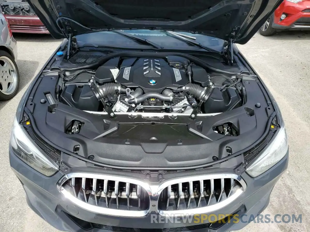 7 fotografías del automóvil dañado WBAFY4C09MCG48320 BMW M8 2021