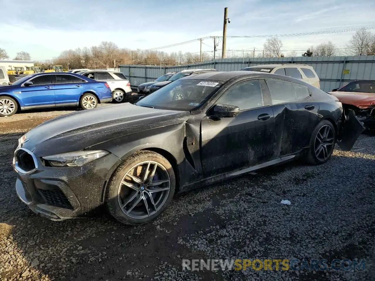 1 fotografías del automóvil dañado WBSGV0C06MCF55045 BMW M8 2021