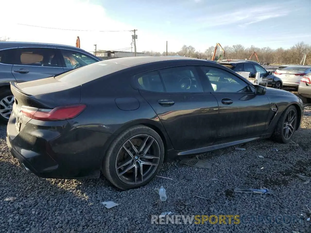 3 fotografías del automóvil dañado WBSGV0C06MCF55045 BMW M8 2021