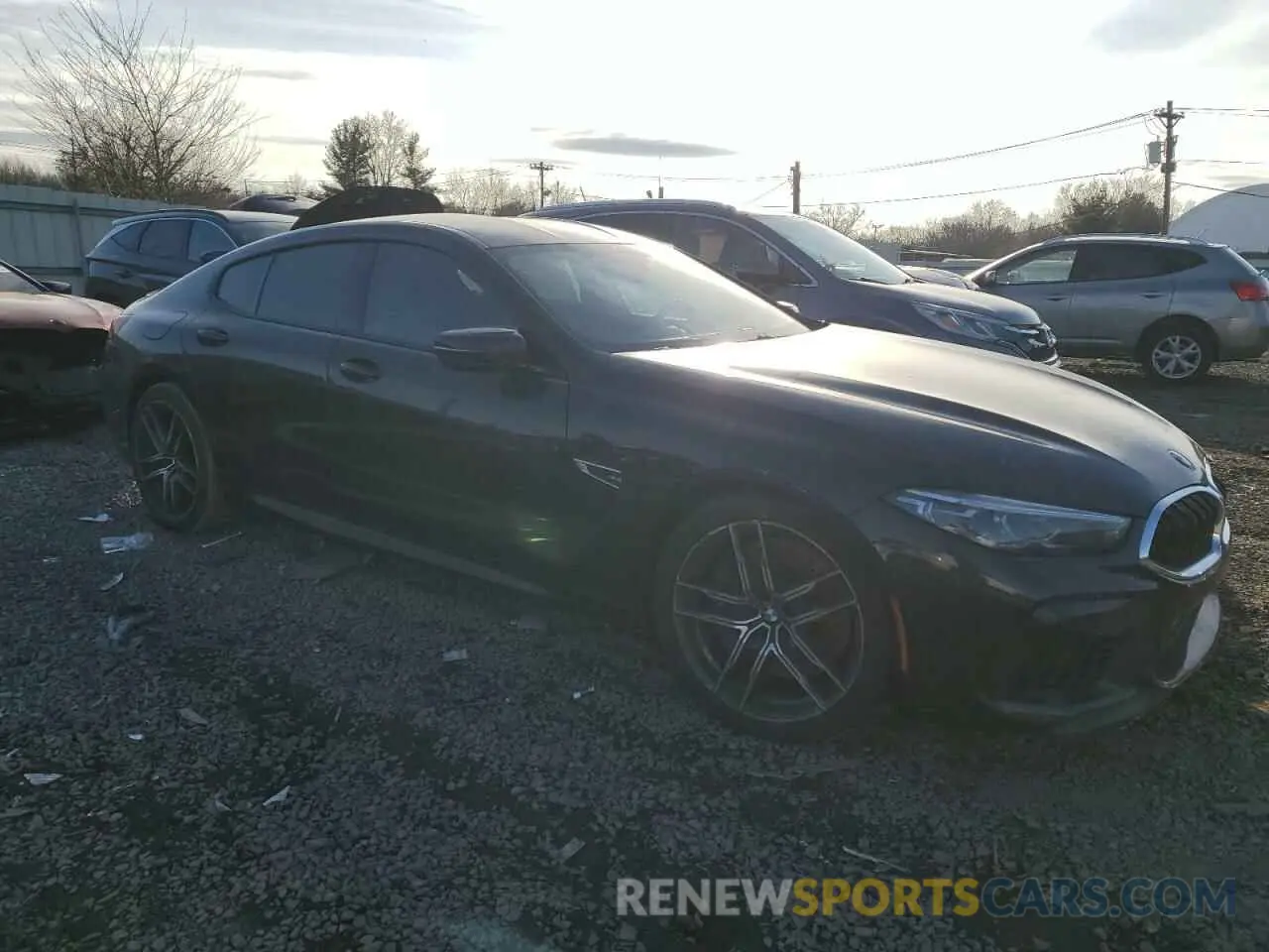 4 fotografías del automóvil dañado WBSGV0C06MCF55045 BMW M8 2021