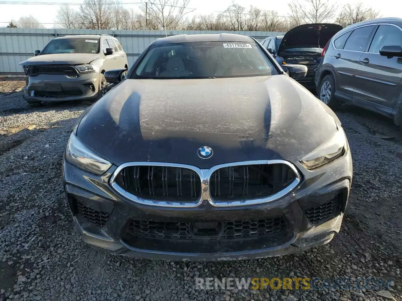 5 fotografías del automóvil dañado WBSGV0C06MCF55045 BMW M8 2021