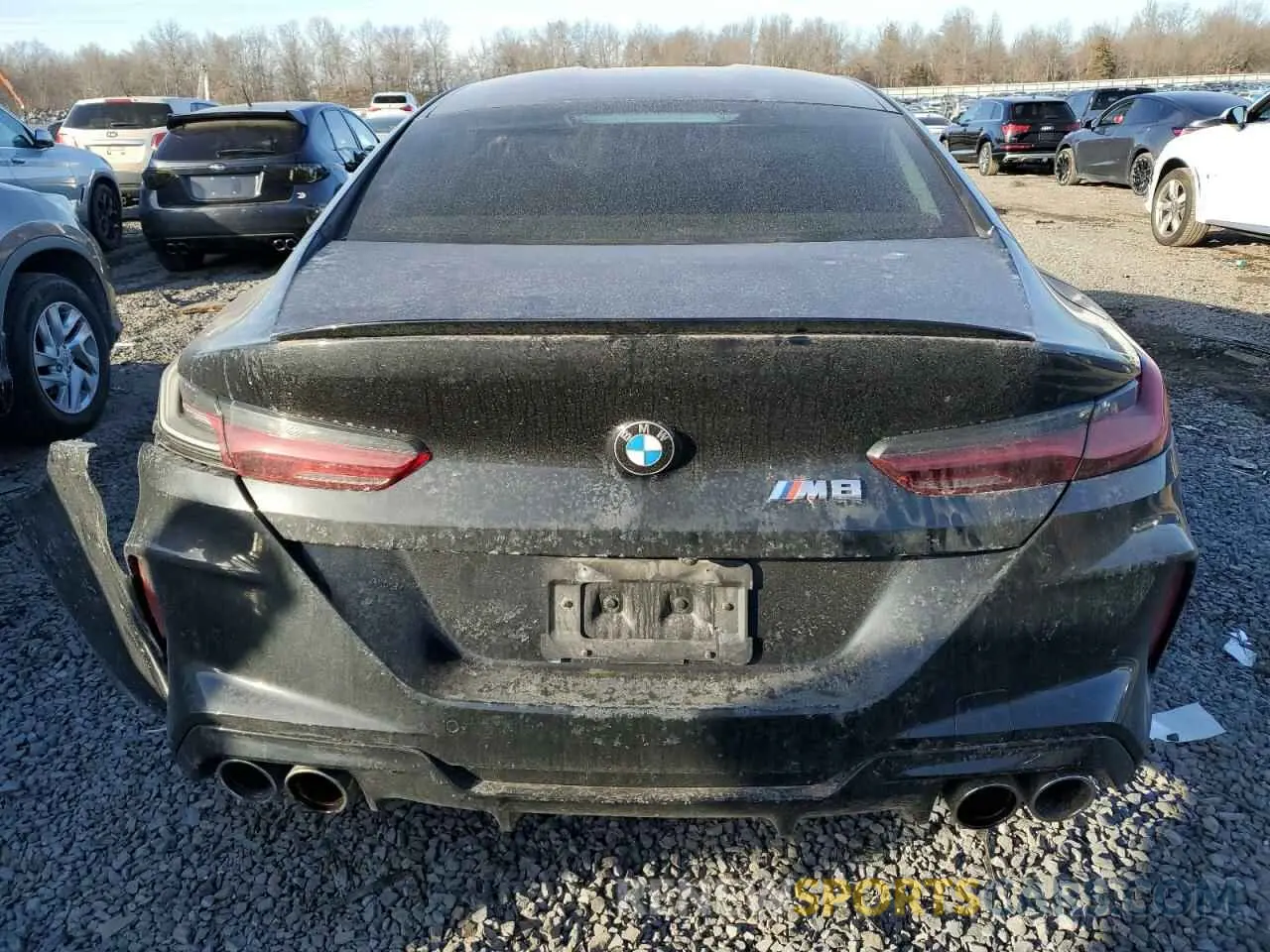 6 fotografías del automóvil dañado WBSGV0C06MCF55045 BMW M8 2021