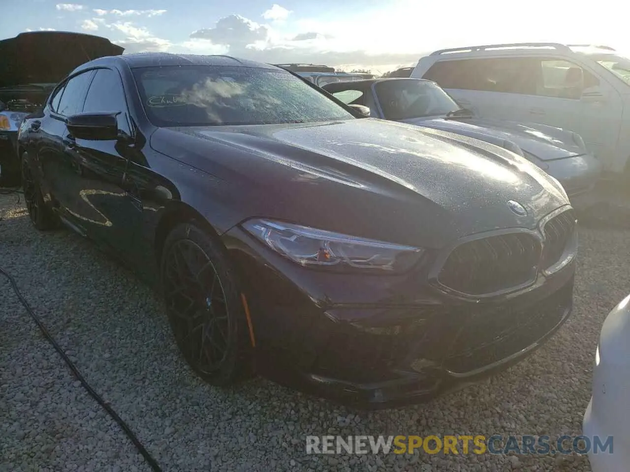 1 fotografías del automóvil dañado WBSGV0C06NCJ61365 BMW M8 2022