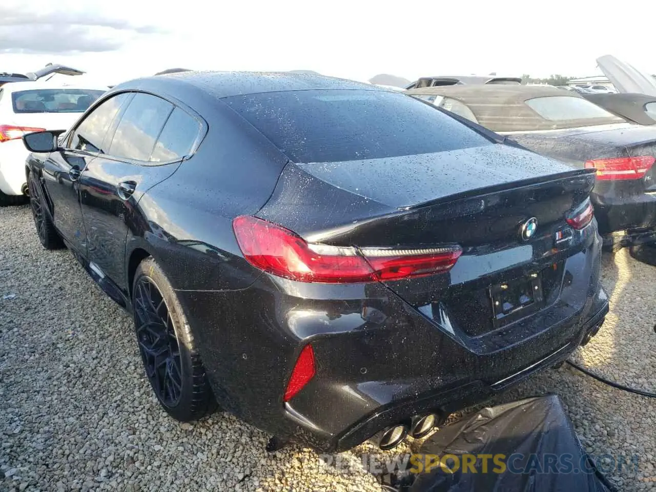 3 fotografías del automóvil dañado WBSGV0C06NCJ61365 BMW M8 2022