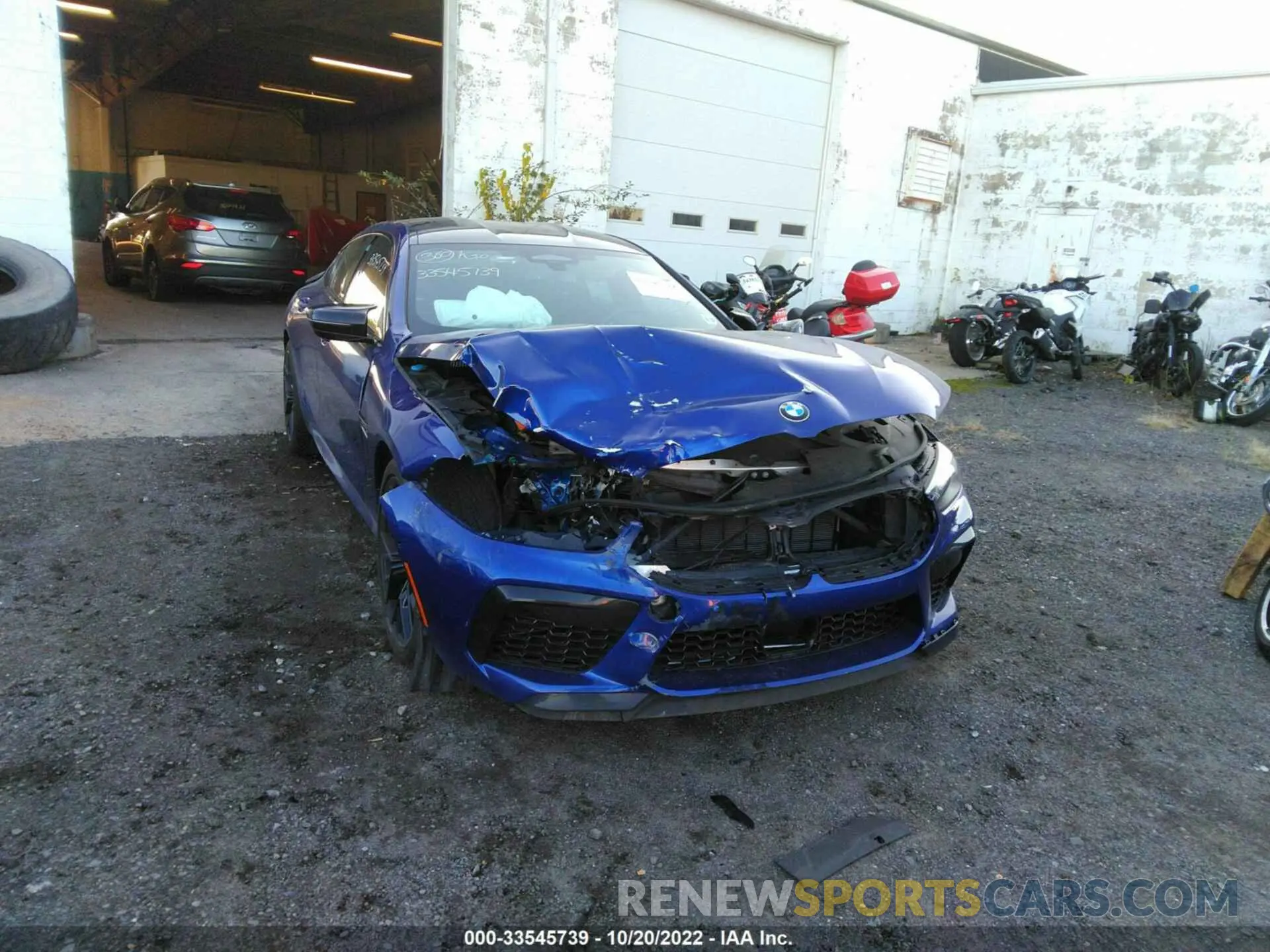 6 fotografías del automóvil dañado WBSGV0C07NCH71584 BMW M8 2022