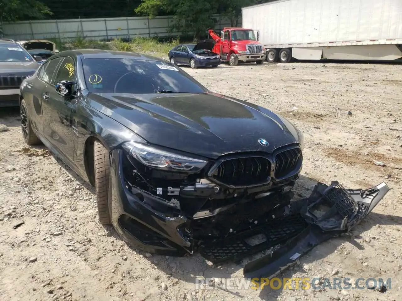 1 fotografías del automóvil dañado WBSGV0C07NCJ05497 BMW M8 2022