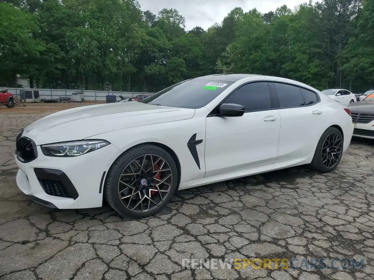 1 fotografías del automóvil dañado WBSGV0C07NCJ81642 BMW M8 2022