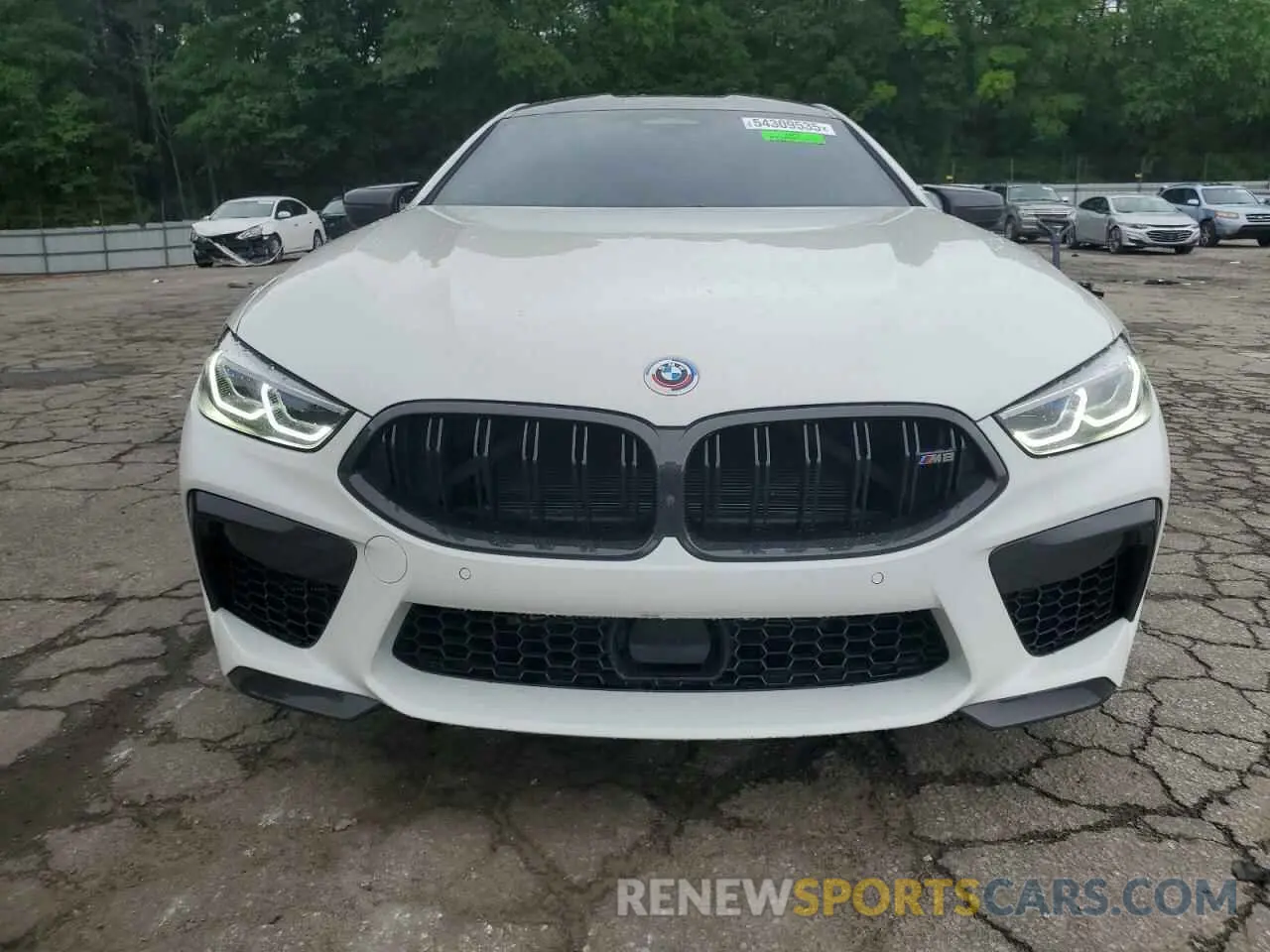 5 fotografías del automóvil dañado WBSGV0C07NCJ81642 BMW M8 2022