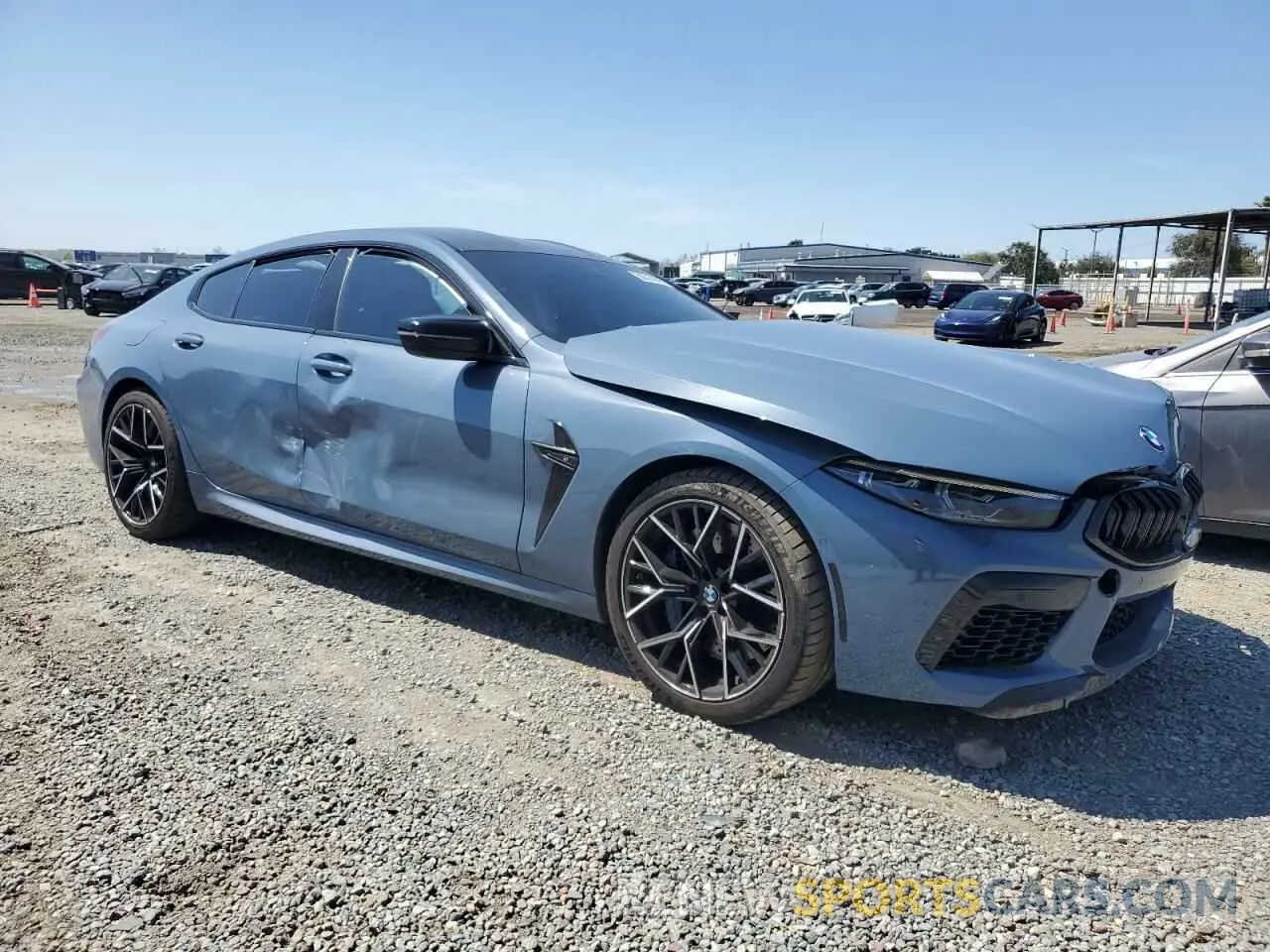 4 fotografías del automóvil dañado WBSGV0C0XNCJ03937 BMW M8 2022