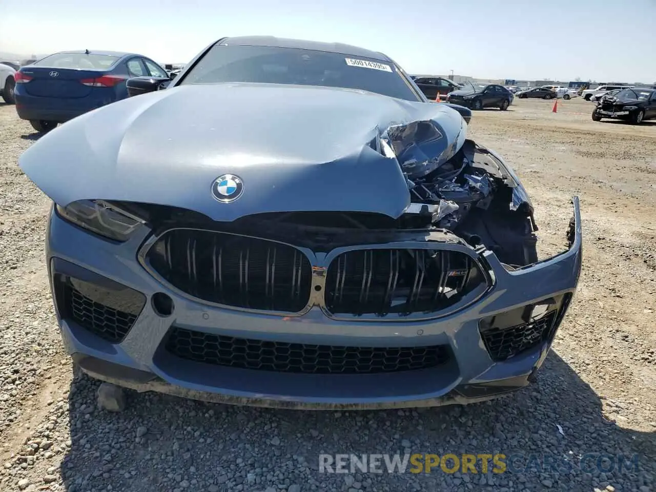 5 fotografías del automóvil dañado WBSGV0C0XNCJ03937 BMW M8 2022