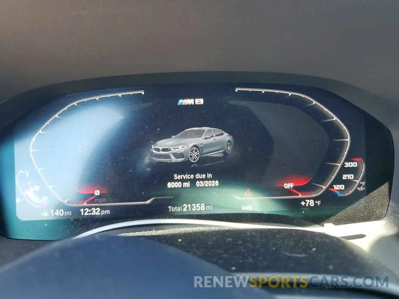 9 fotografías del automóvil dañado WBSGV0C0XNCJ03937 BMW M8 2022