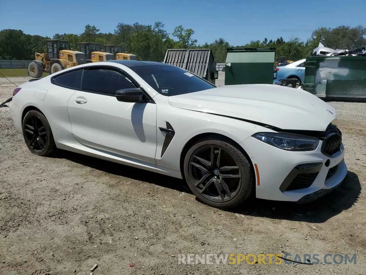 4 fotografías del automóvil dañado WBSAE0C04PCL03625 BMW M8 2023