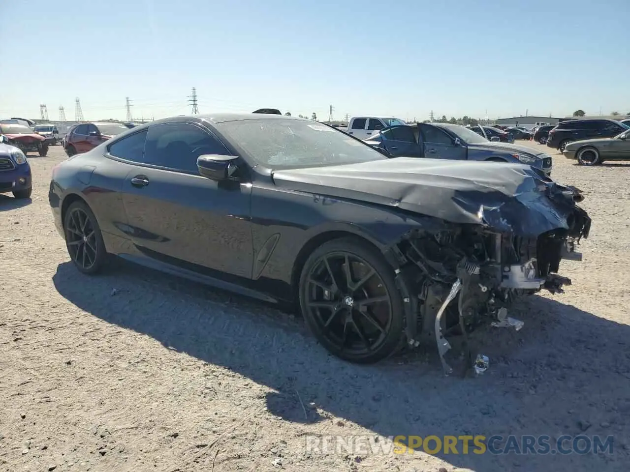 4 fotografías del automóvil dañado WBABC4C07RCP91011 BMW M8 2024