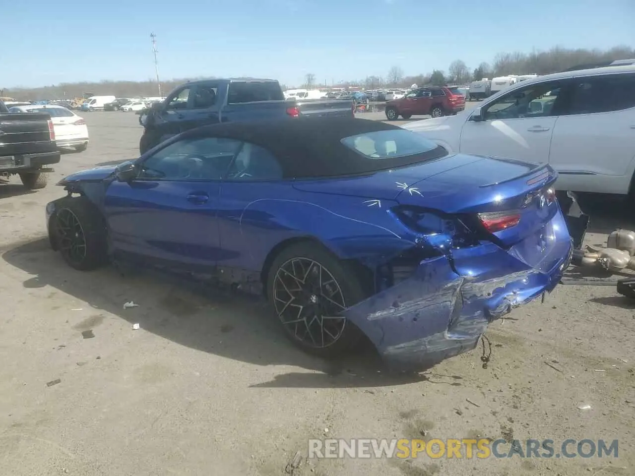 2 fotografías del automóvil dañado WBSDZ0C04RCR21242 BMW M8 2024