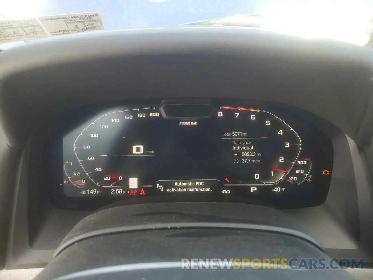 9 fotografías del automóvil dañado WBSDZ0C04RCR21242 BMW M8 2024