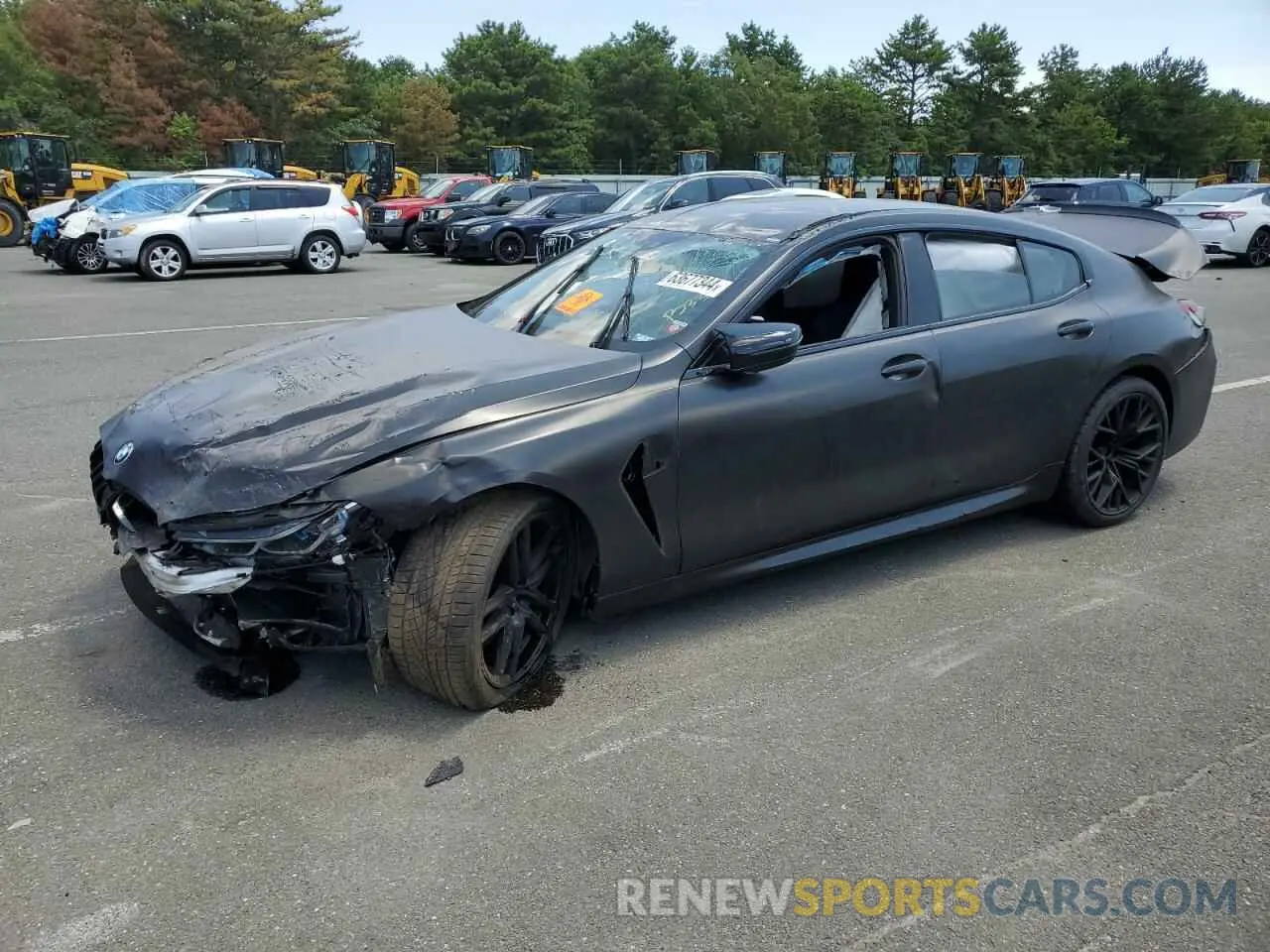 1 fotografías del automóvil dañado WBSGV0C05RCP23312 BMW M8 2024