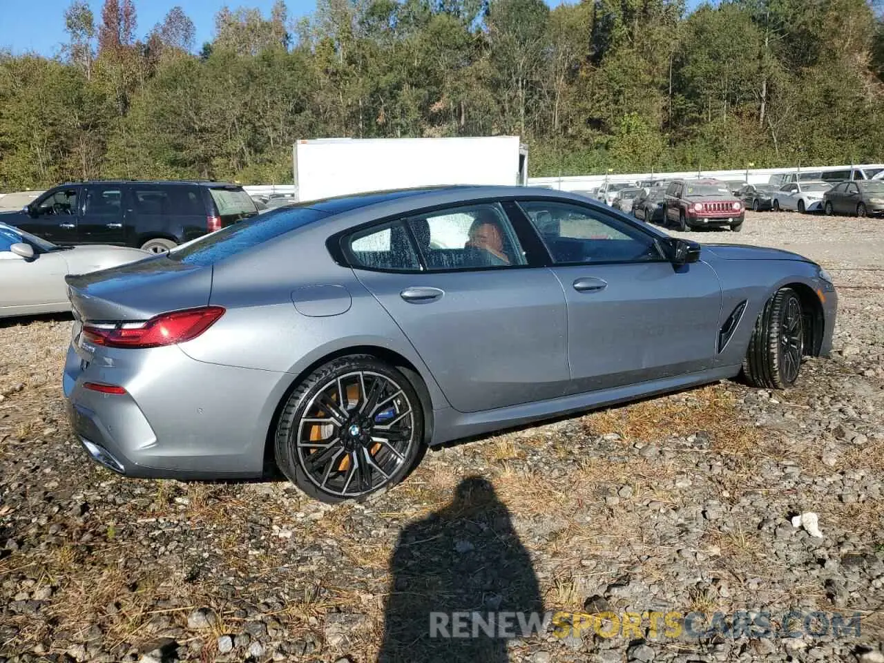 3 fotografías del automóvil dañado WBAGV8C03SCS52916 BMW M8 2025