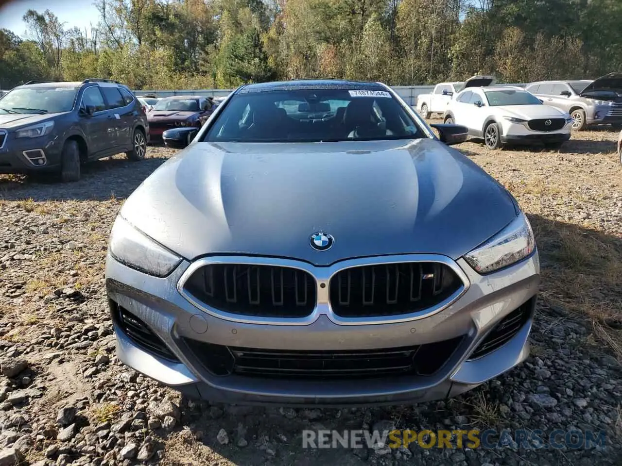 5 fotografías del automóvil dañado WBAGV8C03SCS52916 BMW M8 2025