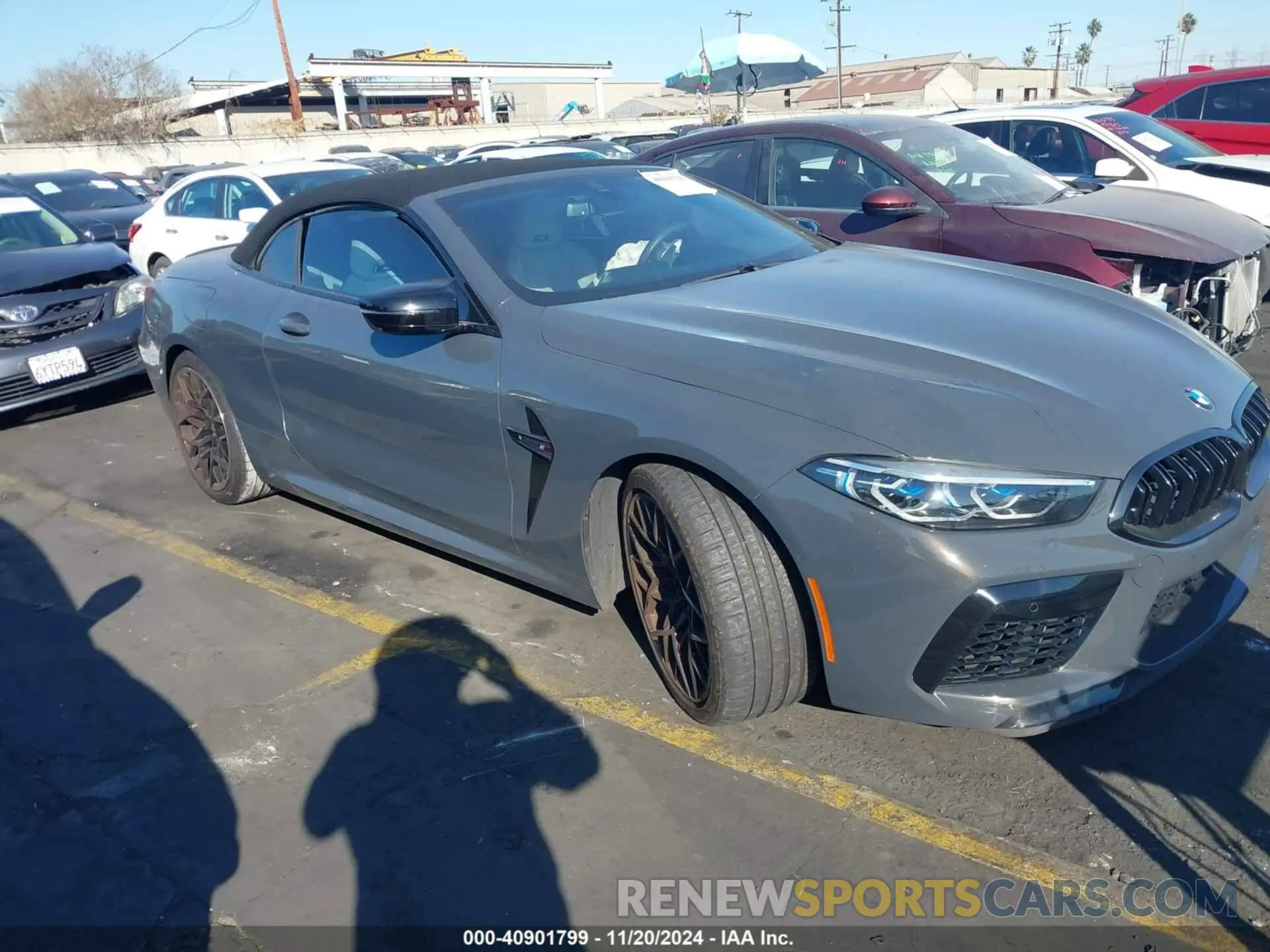 1 fotografías del automóvil dañado WBSDZ0C06NCJ12321 BMW M8 CABRIOLET 2022