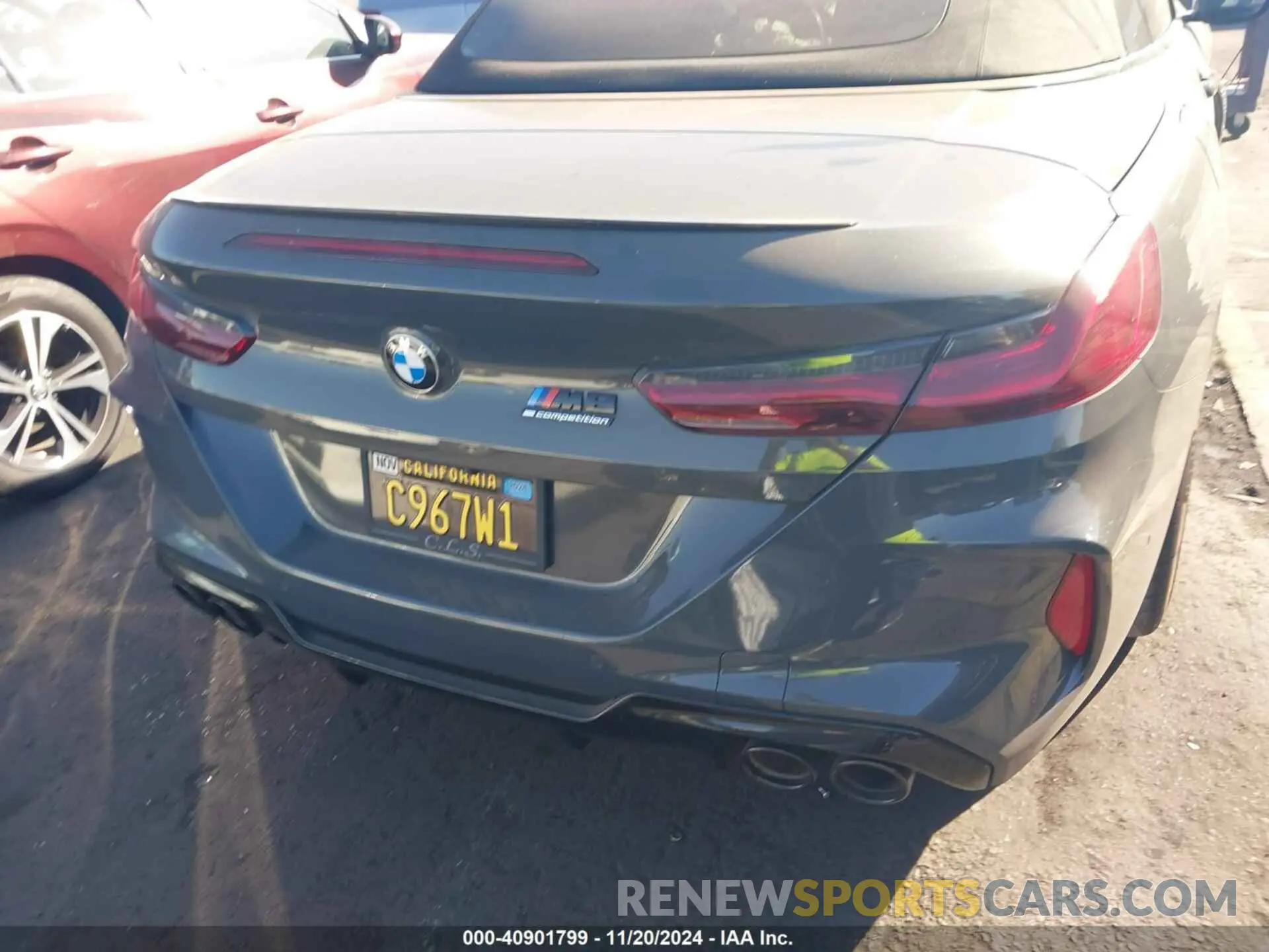 15 fotografías del automóvil dañado WBSDZ0C06NCJ12321 BMW M8 CABRIOLET 2022