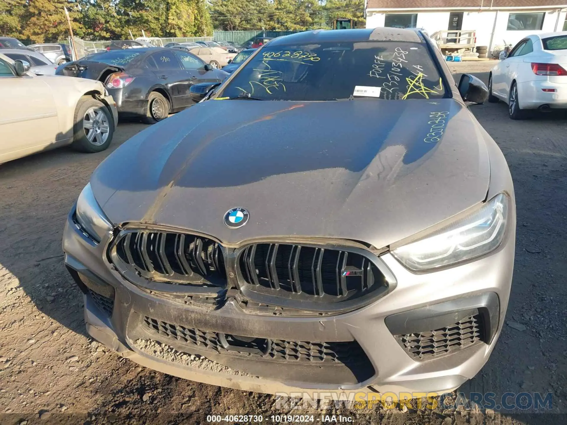 11 fotografías del automóvil dañado WBSGV0C02LCD64222 BMW M8 GRAN COUPE 2020