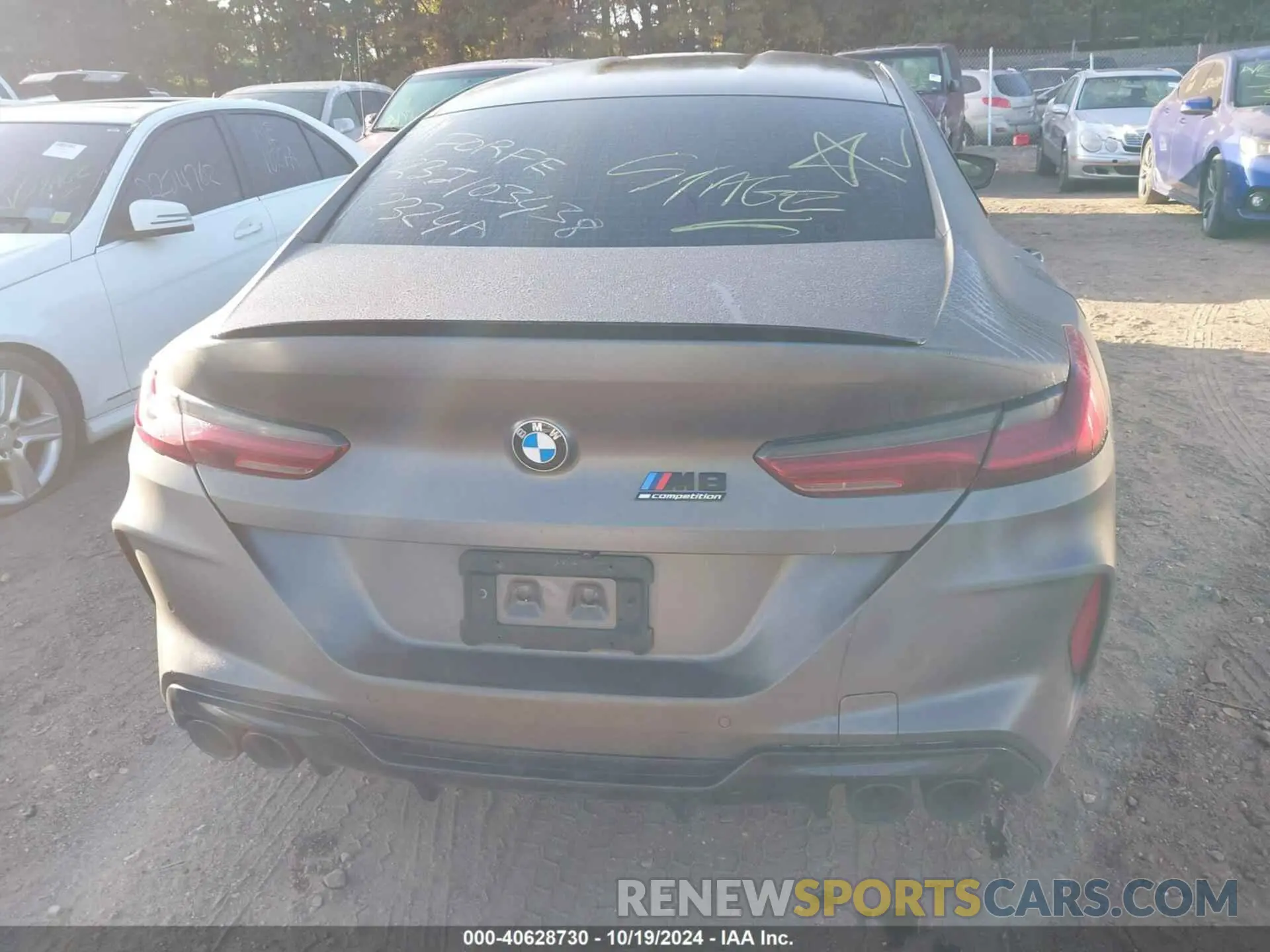 15 fotografías del automóvil dañado WBSGV0C02LCD64222 BMW M8 GRAN COUPE 2020
