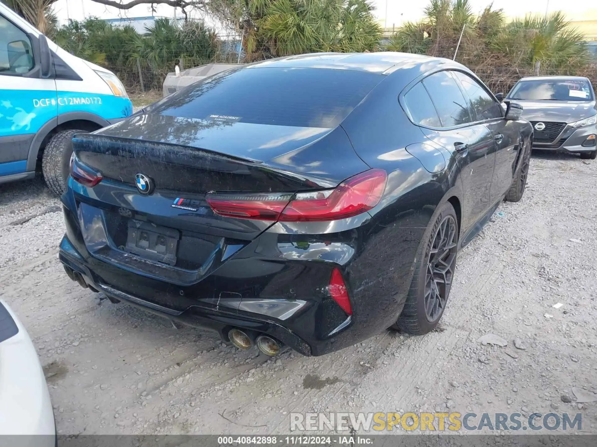 4 fotografías del automóvil dañado WBSGV0C0XLCD84850 BMW M8 GRAN COUPE 2020