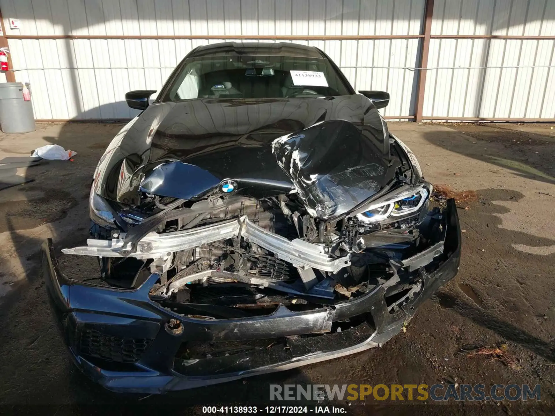 12 fotografías del automóvil dañado WBSGV0C08MCG32479 BMW M8 GRAN COUPE 2021