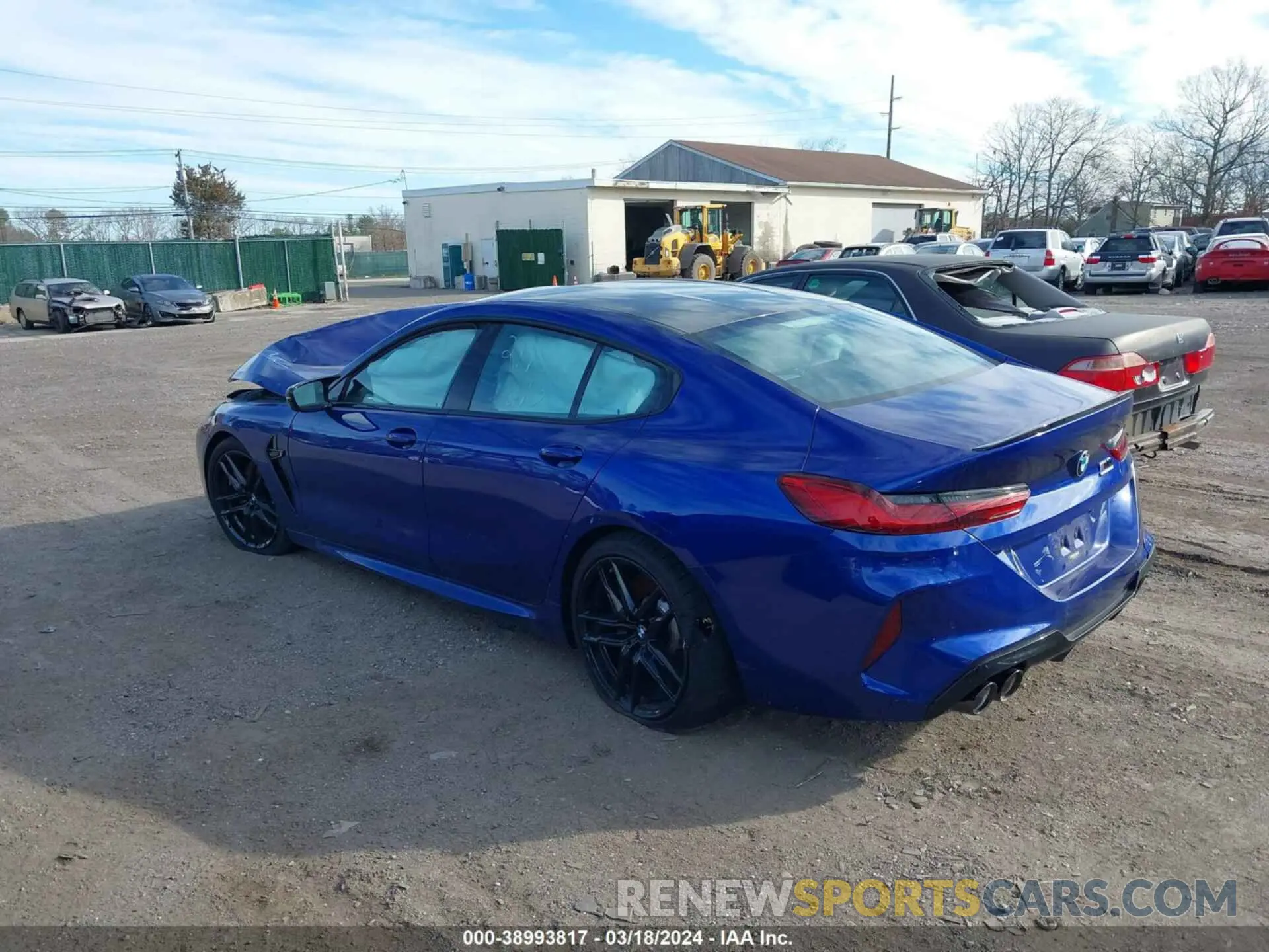 3 fotografías del automóvil dañado WBSGV0C00NCH01893 BMW M8 GRAN COUPE 2022