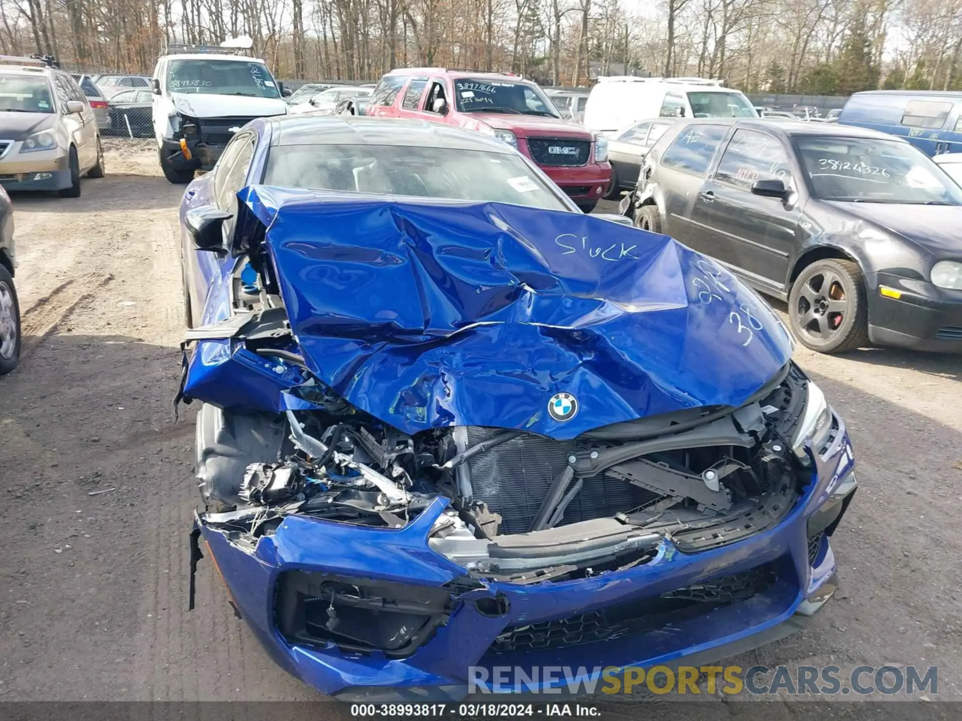 6 fotografías del automóvil dañado WBSGV0C00NCH01893 BMW M8 GRAN COUPE 2022