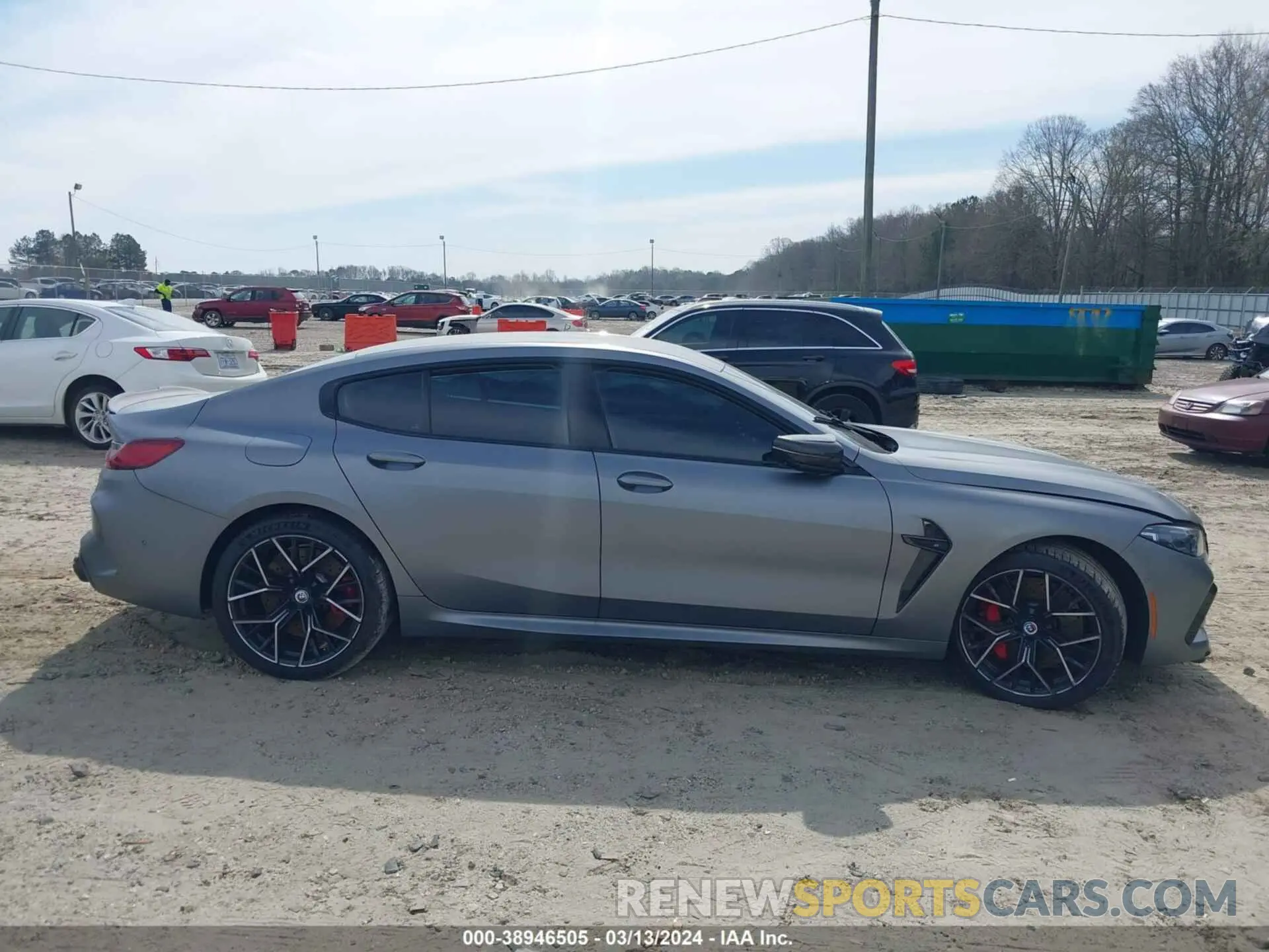 13 fotografías del automóvil dañado WBSGV0C0XPCL14283 BMW M8 GRAN COUPE 2023