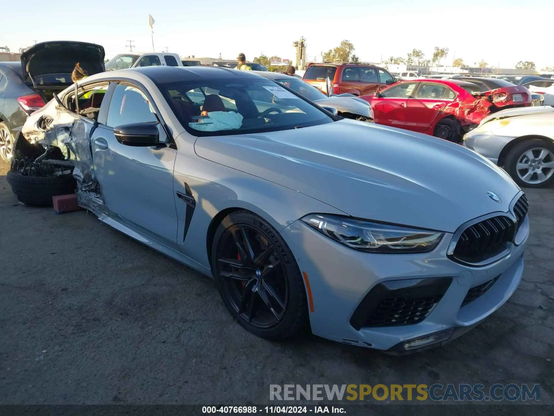 1 fotografías del automóvil dañado WBSGV0C08RCN30670 BMW M8 GRAN COUPE 2024