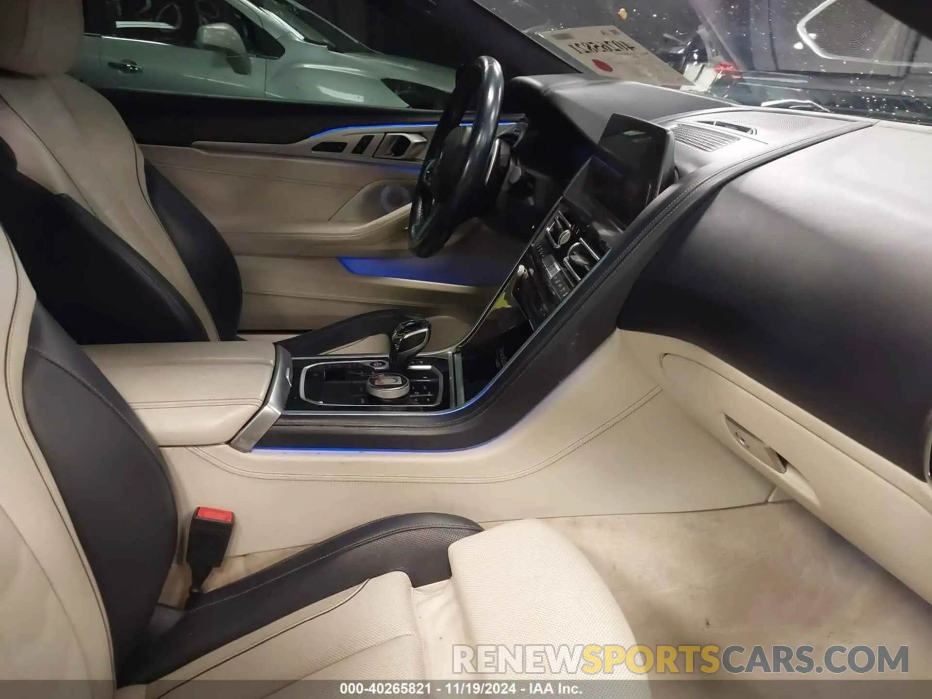 5 fotografías del automóvil dañado WBABC4C54KBU96911 BMW M850I 2019