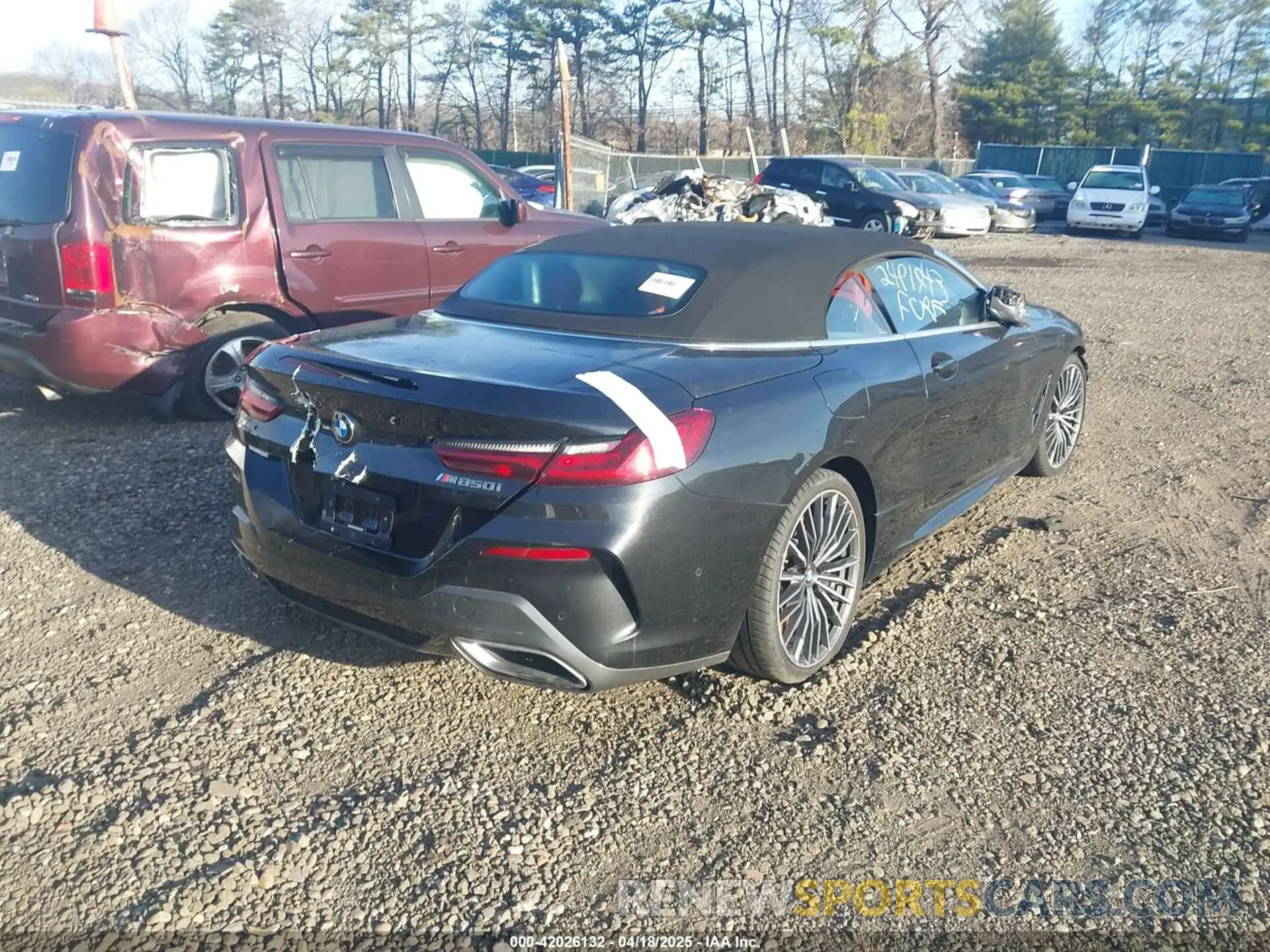 4 fotografías del automóvil dañado WBAFY4C02NCJ40821 BMW M850I 2022