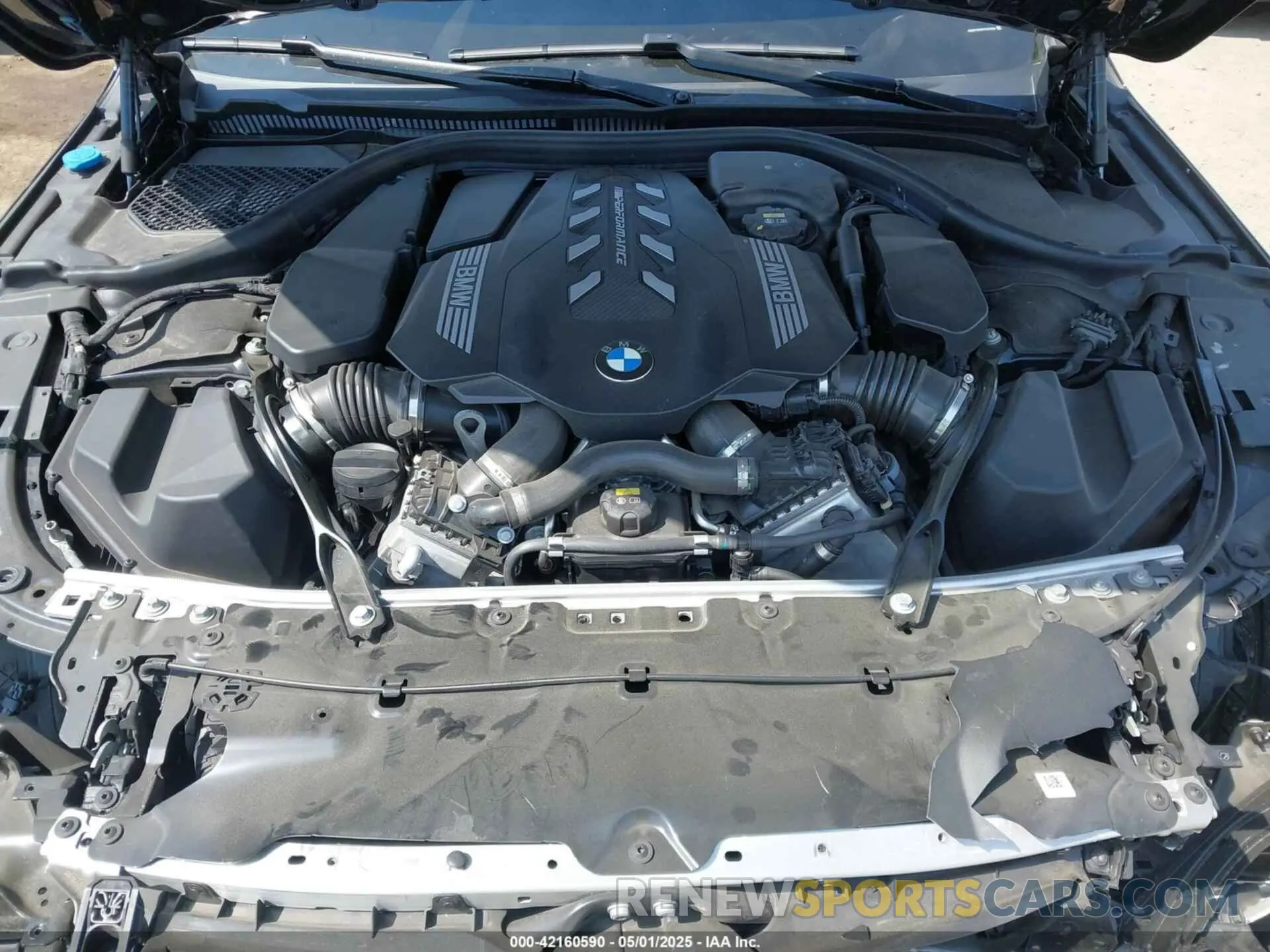 10 fotografías del automóvil dañado WBAFY4C07PCK10123 BMW M850I 2023